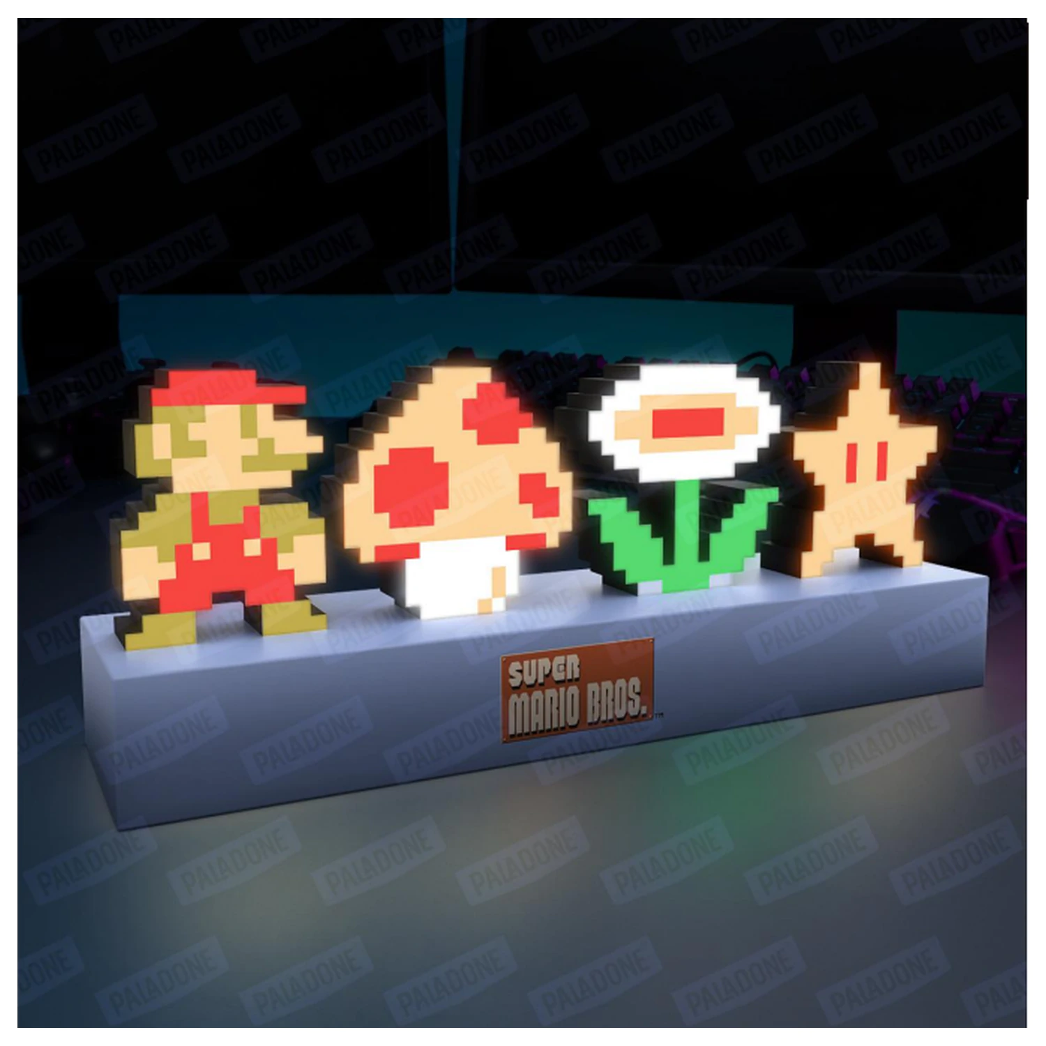Super Mario Super Mario Bros Icon Leuchte Produktfoto