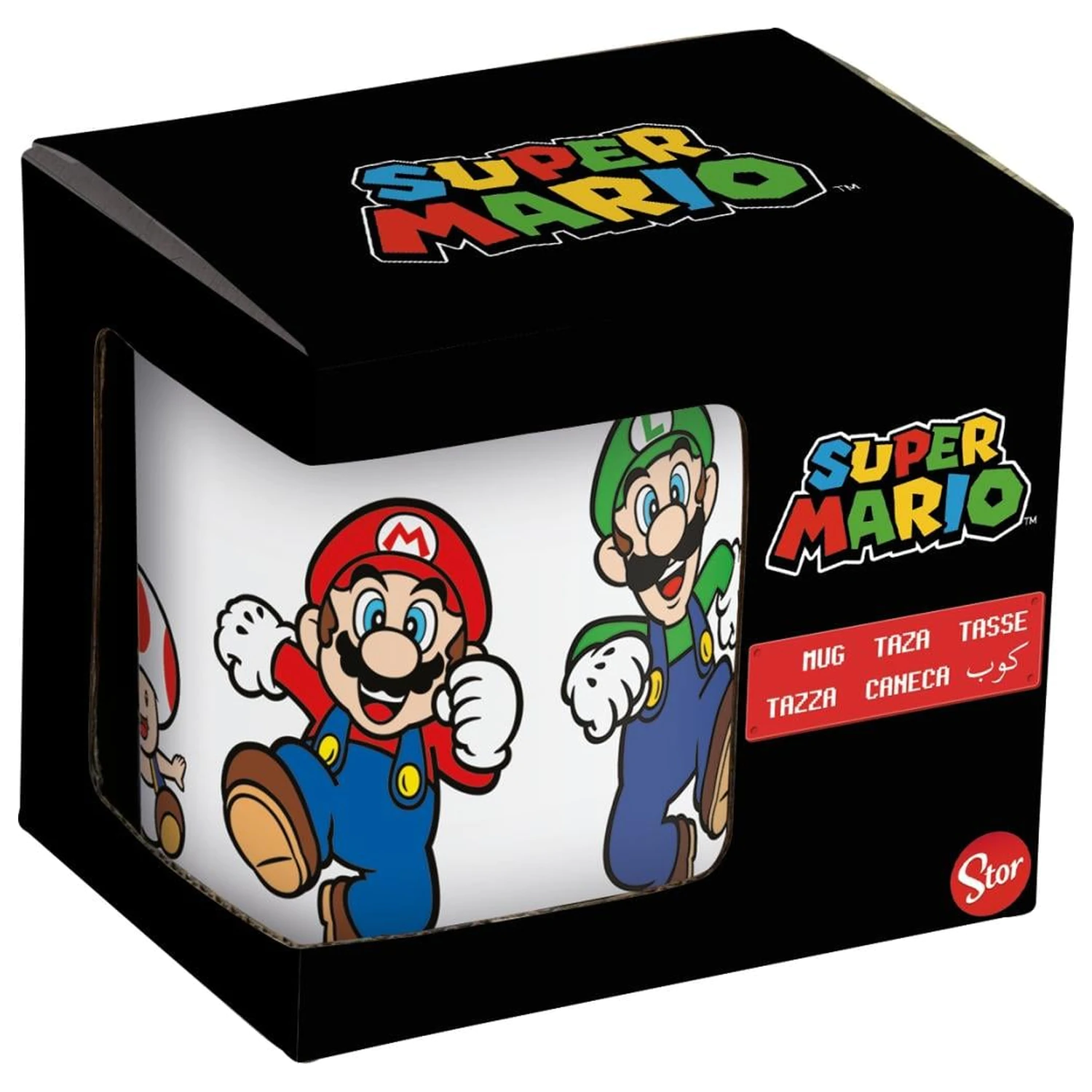 Super Mario Team Keramikbecher Produktfoto