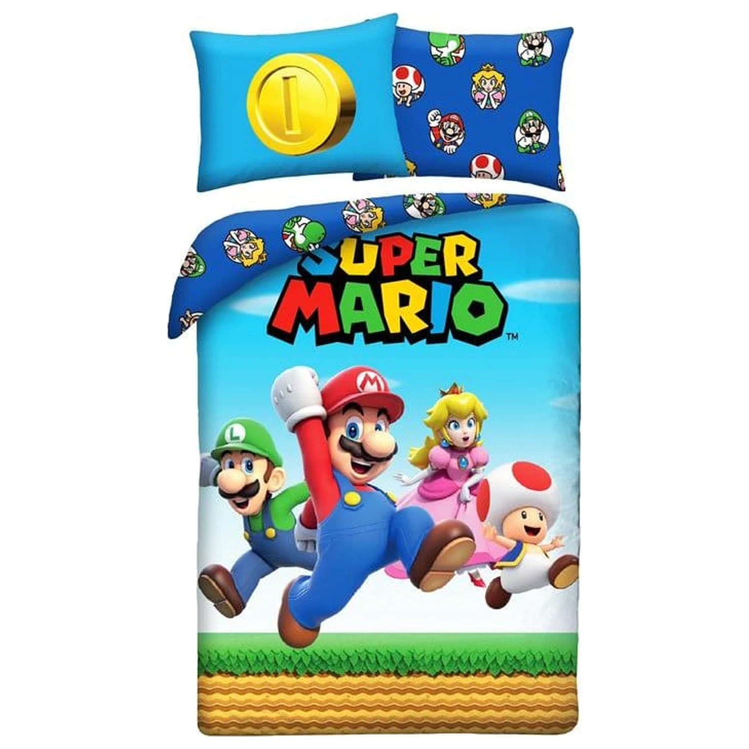 Super Mario Bettbezug Set Ver. 5 Produktfoto