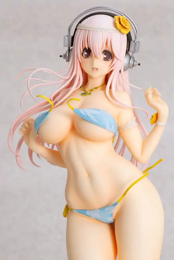 Super Sonico Statue 1/4.5 Super Sonico Summer Vacation Ver. 35 cm Produktfoto
