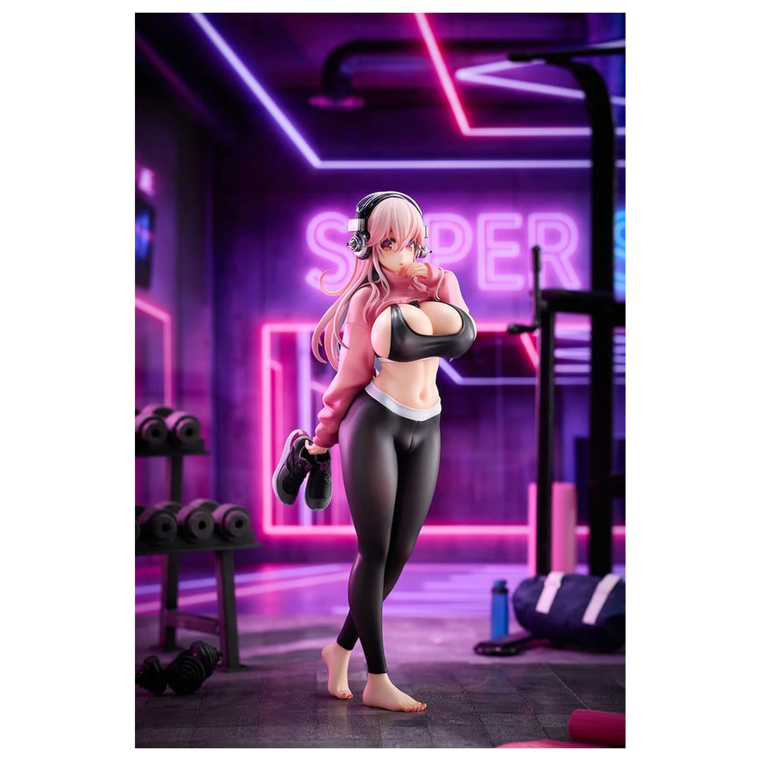 Super Sonico PVC Figur 1/6 Exercise Version 27 cm Produktfoto