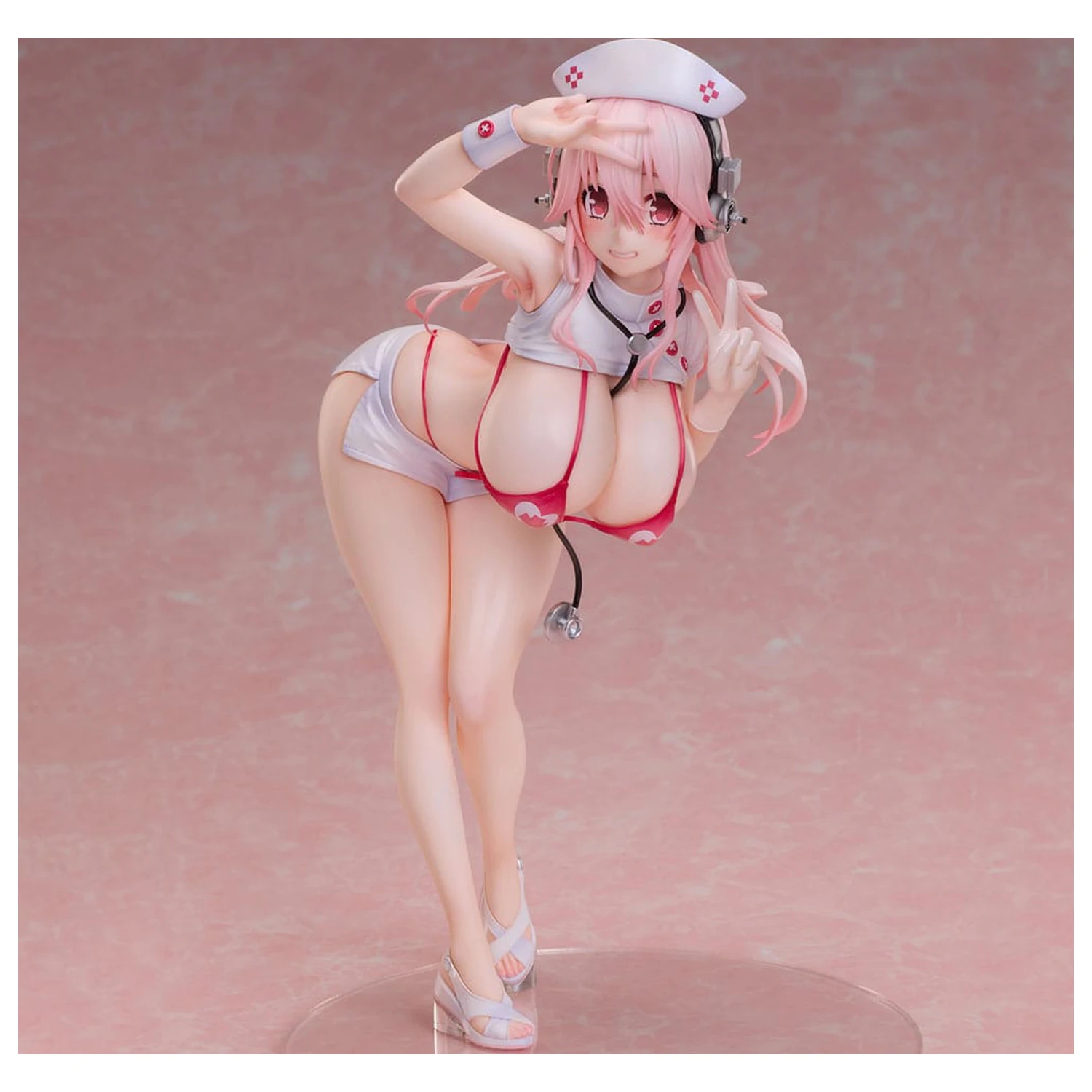 Super Sonico PVC Figur 1/6 Super Sonico Nurse Bikini Ver. 22 cm Produktfoto