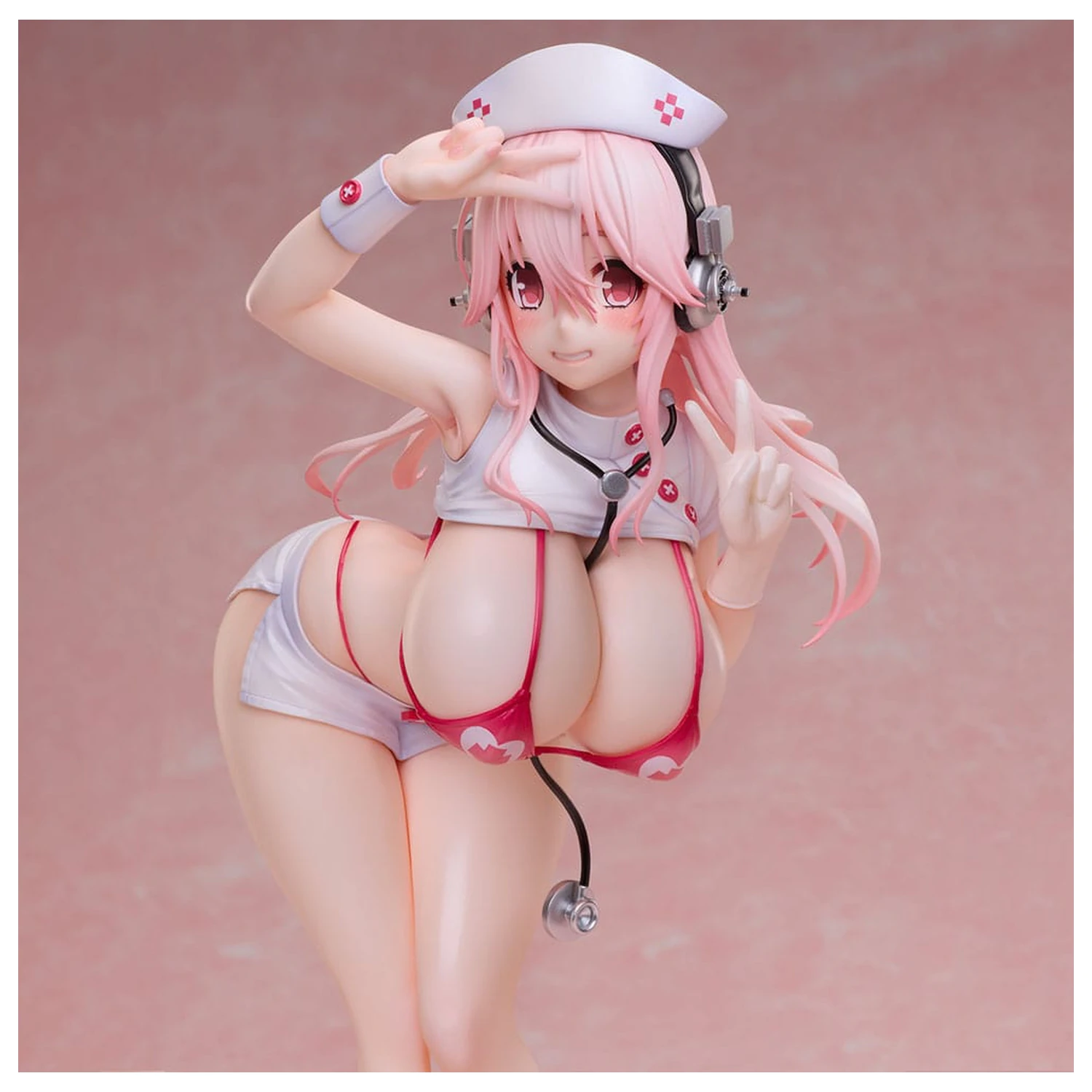 Super Sonico PVC Figur 1/6 Super Sonico Nurse Bikini Ver. 22 cm Produktfoto