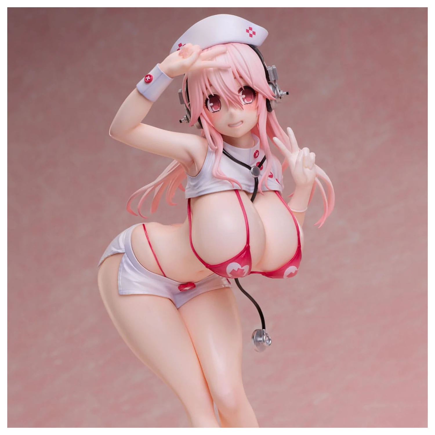 Super Sonico PVC Figur 1/6 Super Sonico Nurse Bikini Ver. 22 cm Produktfoto