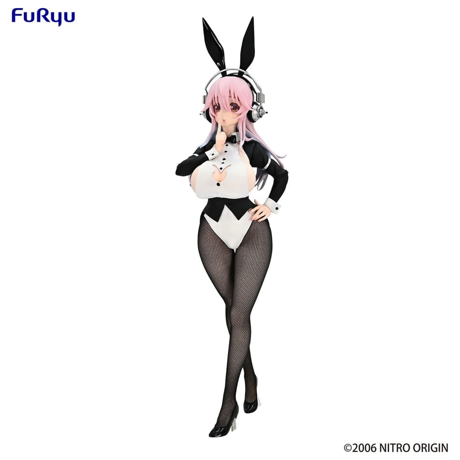 Super Sonico BiCute Bunnies PVC Figur Newly Drawn Costume Tailcoat Ver. 30 Zentimeter Produktfoto