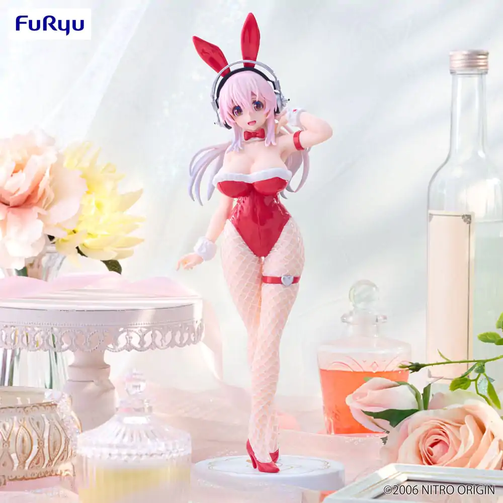 Super Sonico BiCute Bunnies PVC Statue Red Color Ver. 30 cm Produktfoto