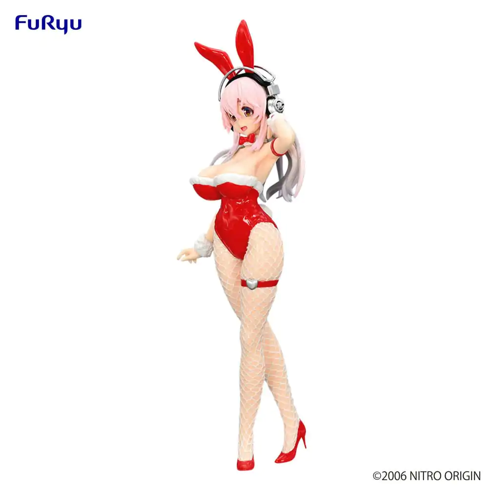 Super Sonico BiCute Bunnies PVC Statue Red Color Ver. 30 cm Produktfoto