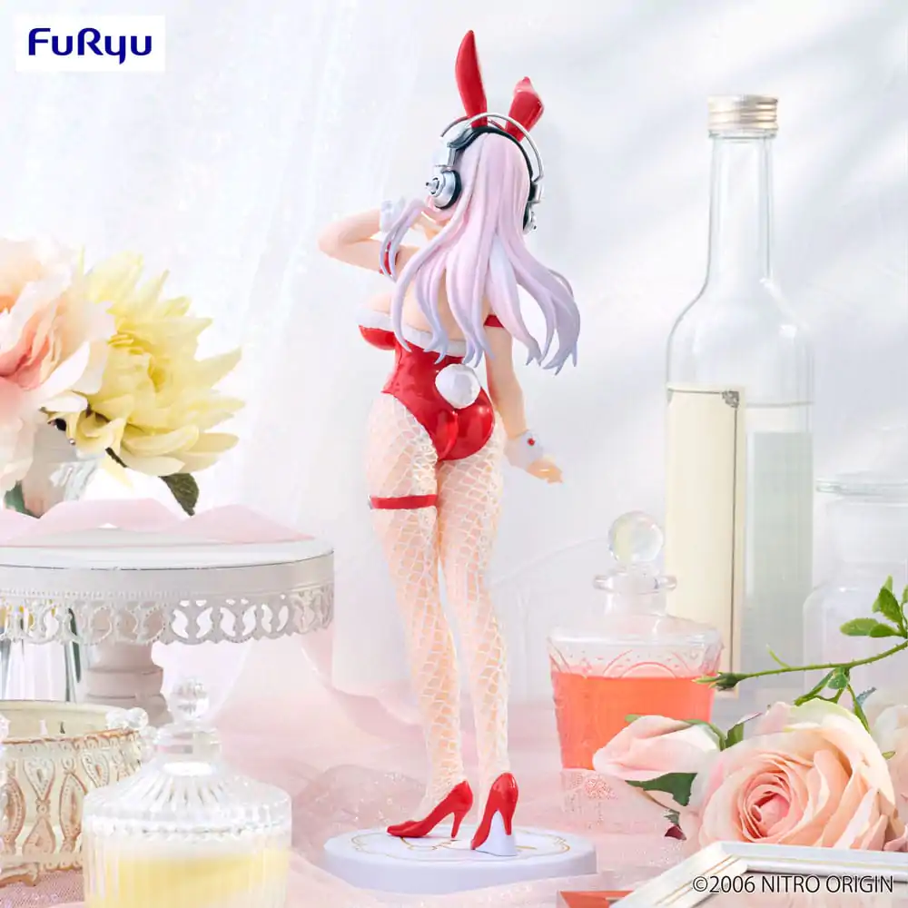 Super Sonico BiCute Bunnies PVC Statue Red Color Ver. 30 cm Produktfoto