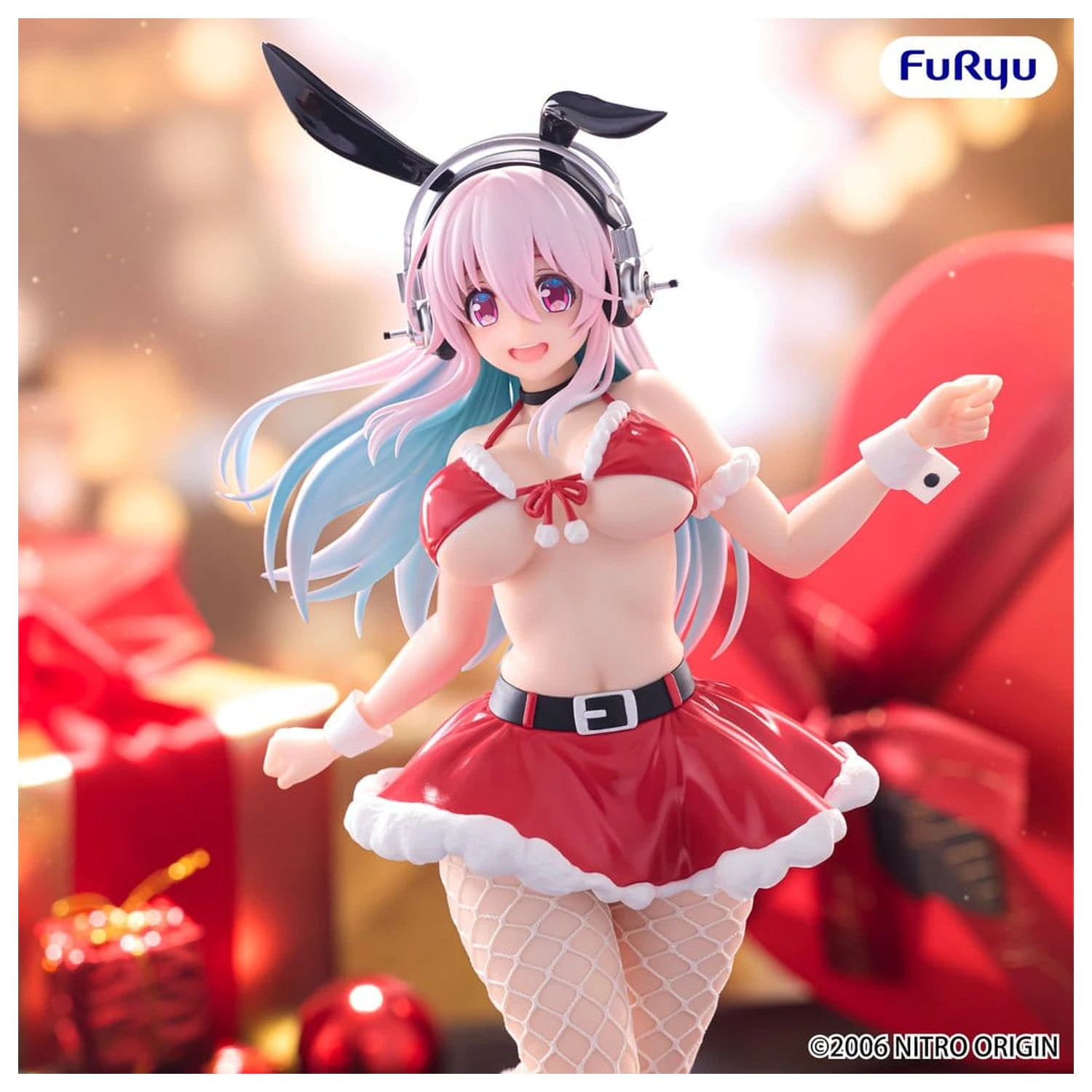 Super Sonico BiCute Bunnies PVC Figur Santa Ver. 30 cm Produktfoto
