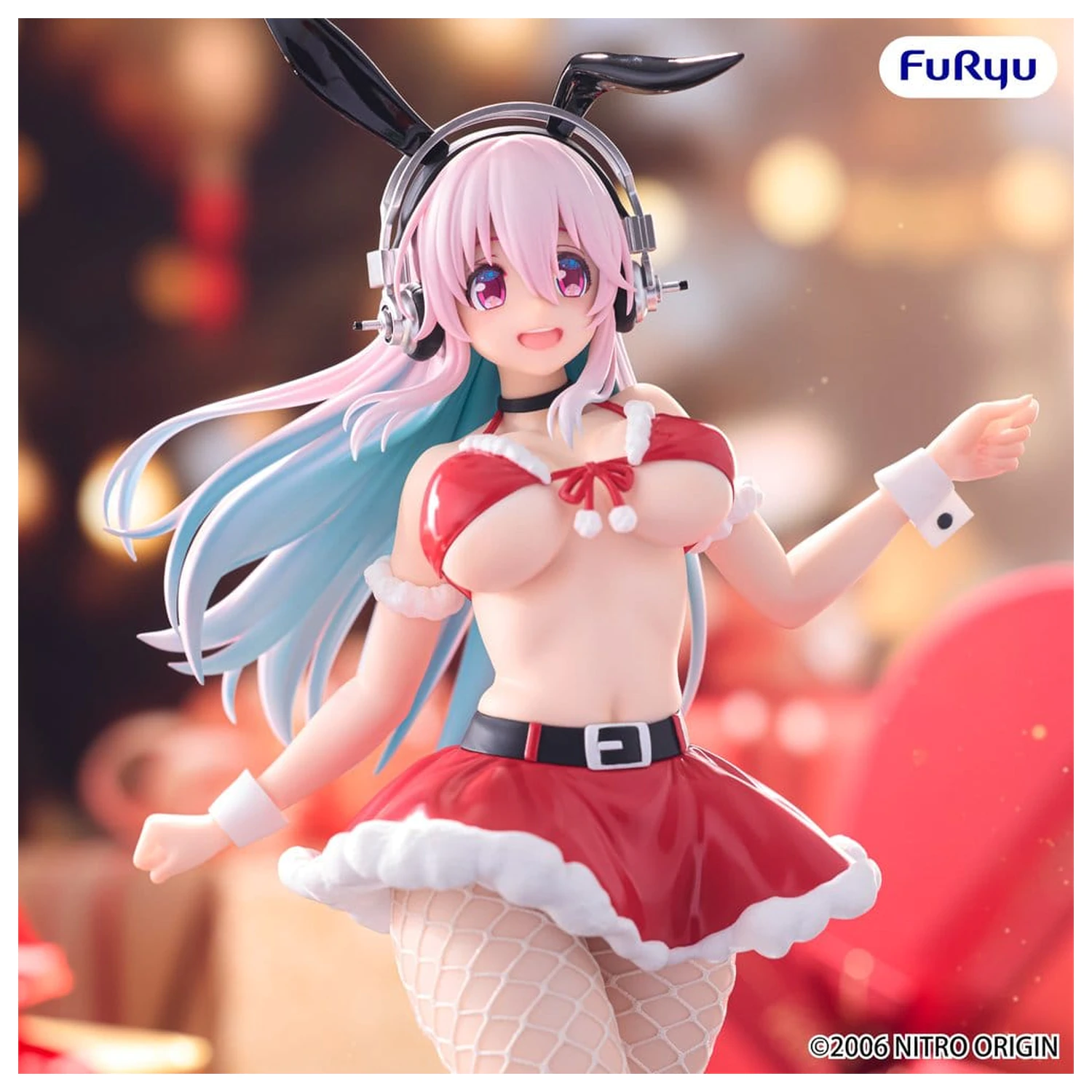 Super Sonico BiCute Bunnies PVC Figur Santa Ver. 30 cm Produktfoto