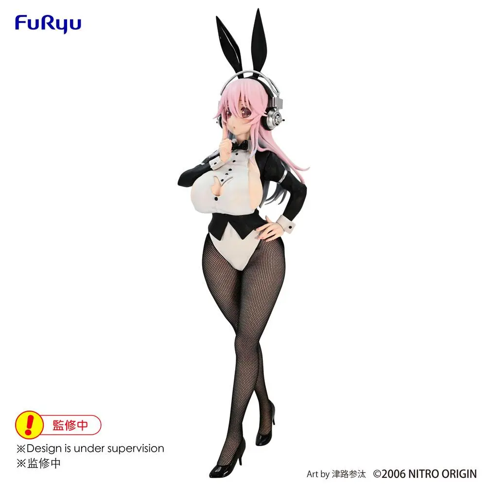Super Sonico BiCute Bunnies PVC Statue Super Sonico Newly Drawn Costume Ver. 30 cm Produktfoto
