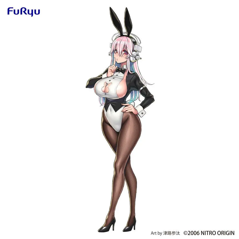 Super Sonico BiCute Bunnies PVC Statue Super Sonico Newly Drawn Costume Ver. 30 cm Produktfoto
