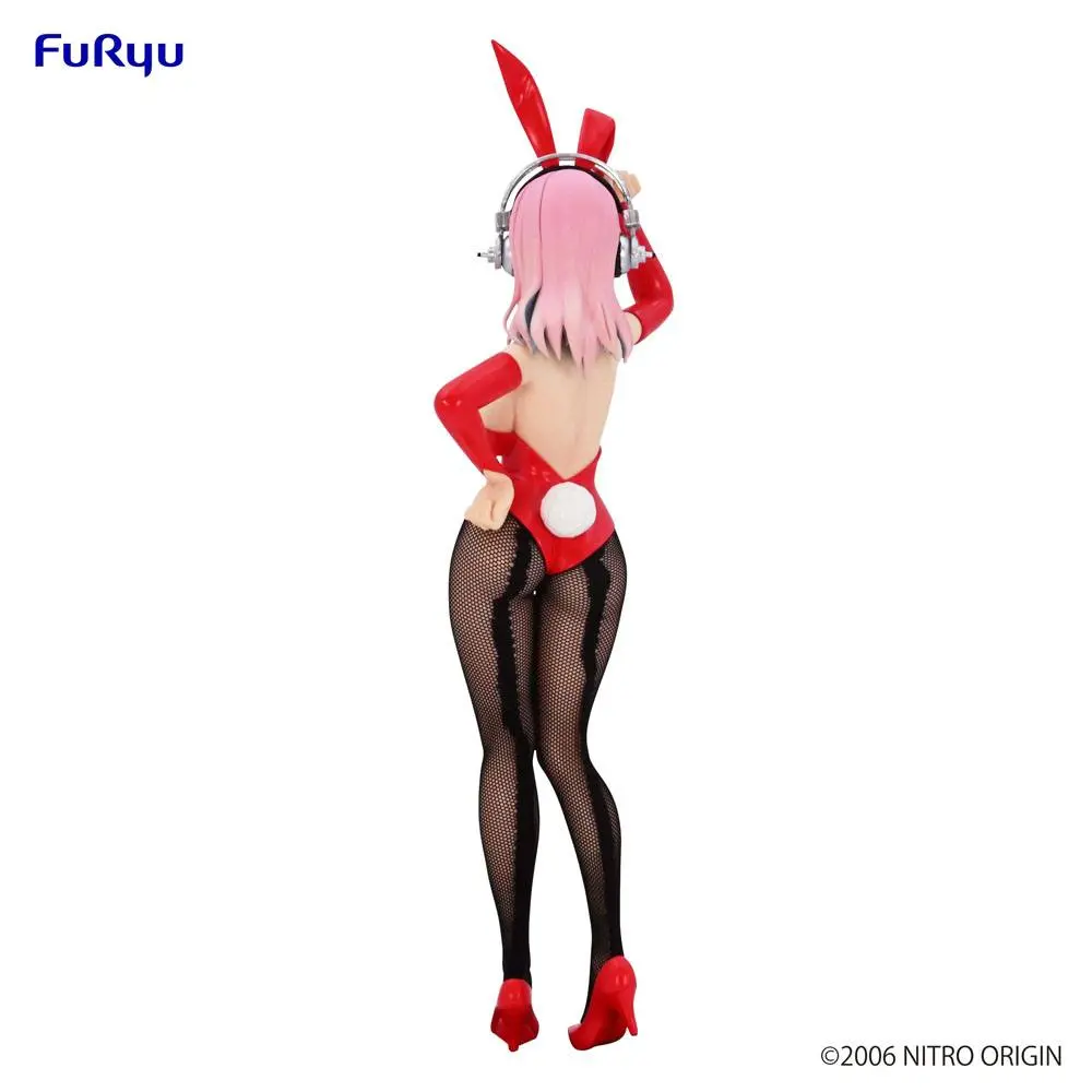 Super Sonico BiCute Bunnies PVC Statue Super Sonico Red Ver. 28 cm Produktfoto