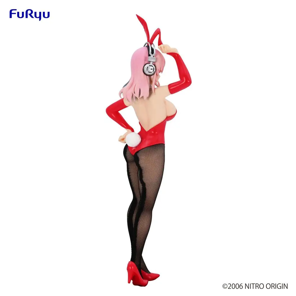 Super Sonico BiCute Bunnies PVC Statue Super Sonico Red Ver. 28 cm Produktfoto