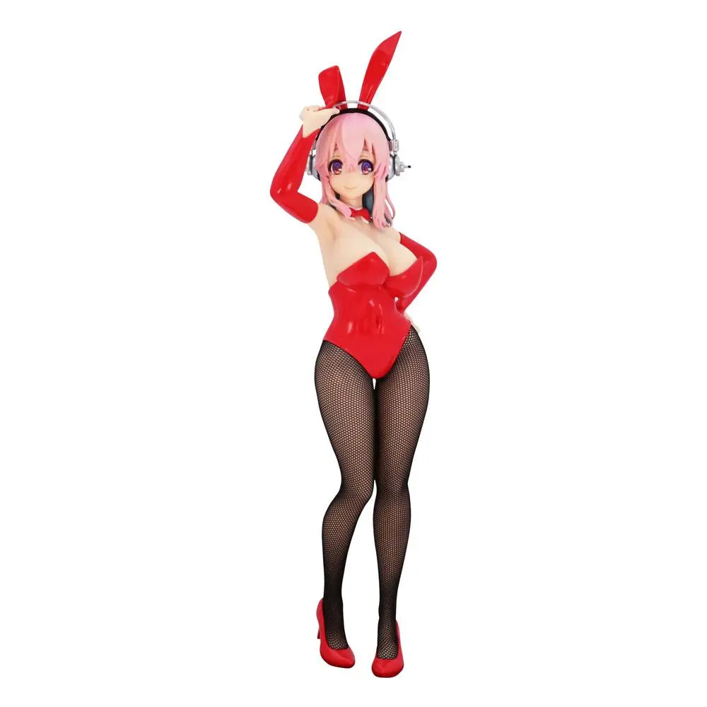 Super Sonico BiCute Bunnies PVC Statue Super Sonico Red Ver. 28 cm Produktfoto