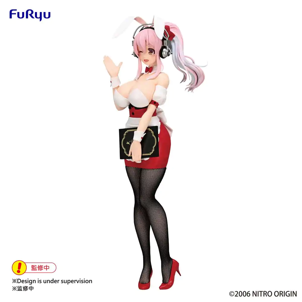 Super Sonico BiCute Bunnies PVC Statue Super Sonico Waitress Ver. 28 cm termékfotó