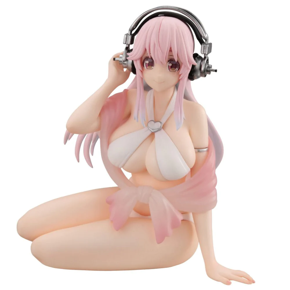 Super Sonico Noodle Stopper PVC Statue Super Sonico Summer Memories Ver. 11 cm Produktfoto
