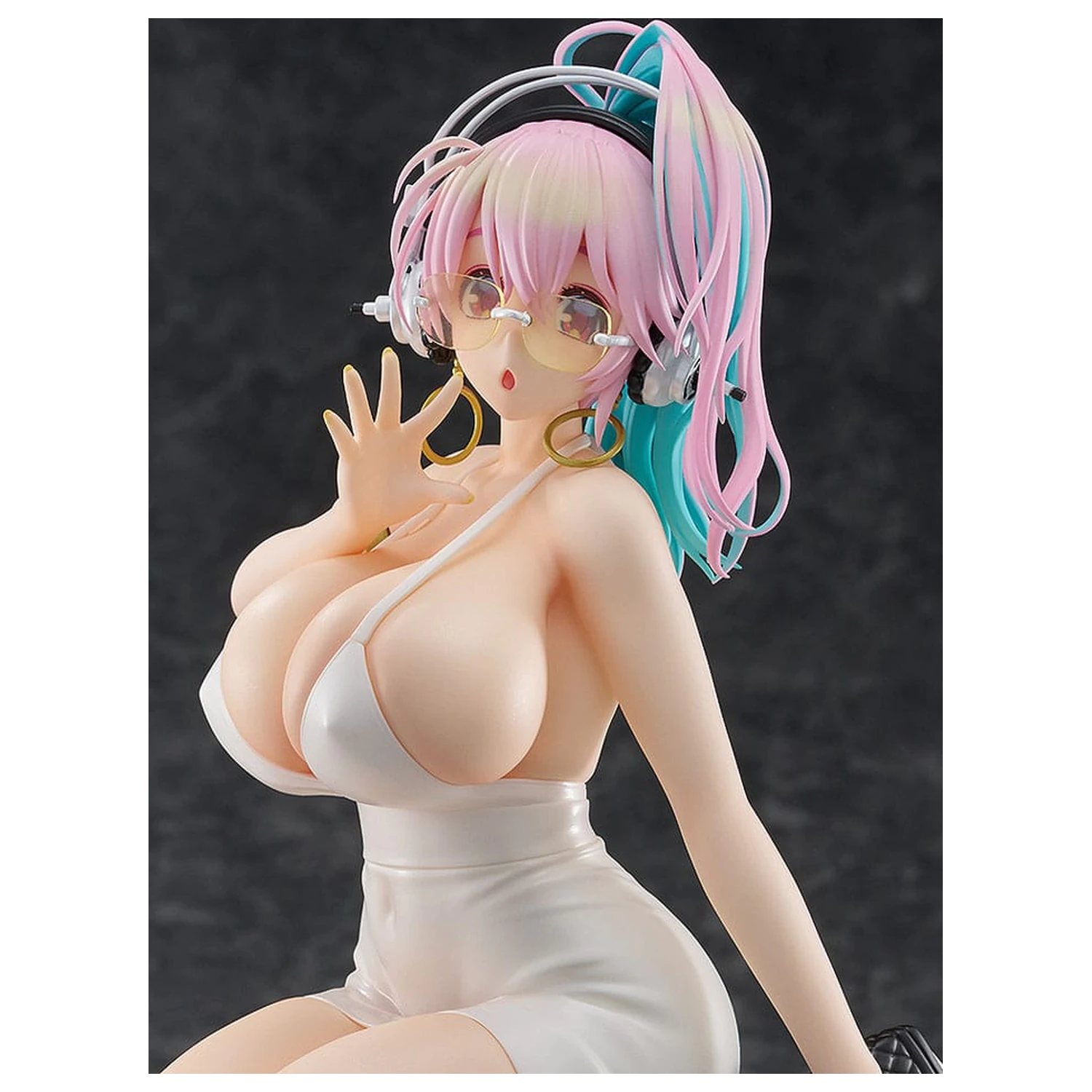 Super Sonico Pop Up Parade PVC Statue Super Sonico: 15th Mini Dress Ver. L Size 20 cm Produktfoto