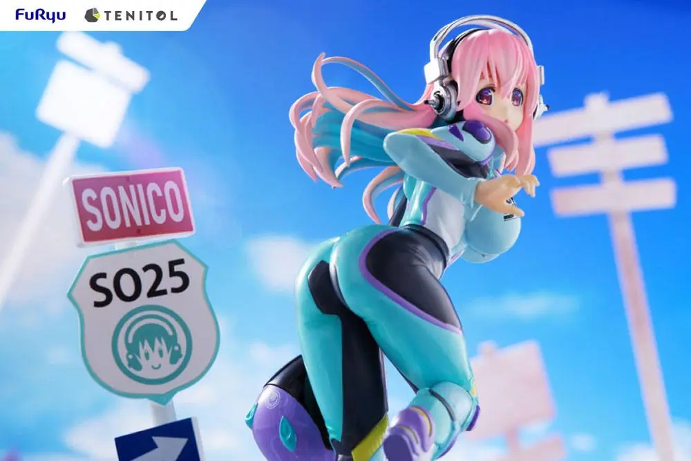 Super Sonico Tenitol PVC Statue Super Sonico 19 cm Produktfoto