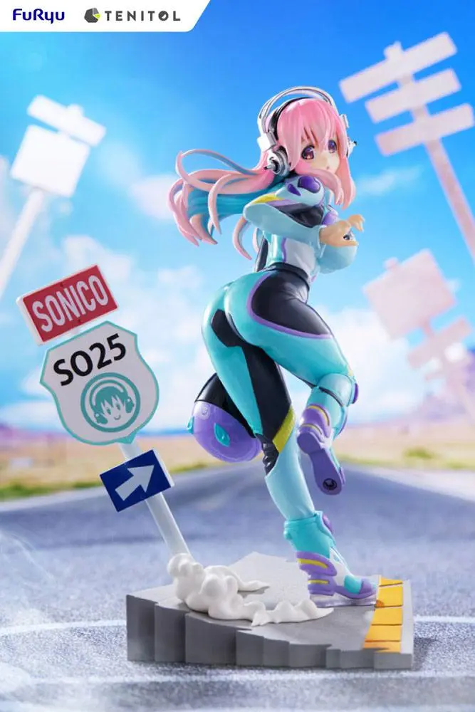 Super Sonico Tenitol PVC Statue Super Sonico 19 cm Produktfoto