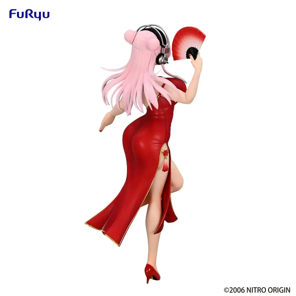 Super Sonico Trio-Try-iT PVC Statue China Dress Ver. 21 cm termékfotó