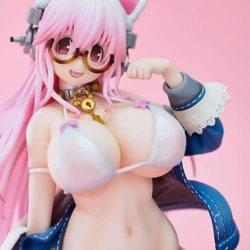 Super Sonico PVC Statue Super Sonico White Cat Ver. 27 cm termékfotó