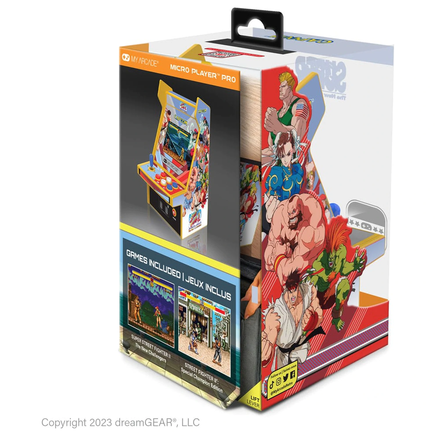 Super Street Fighter II tragbarer Retro Arcade Mikro Spielgerät Pro Produktfoto