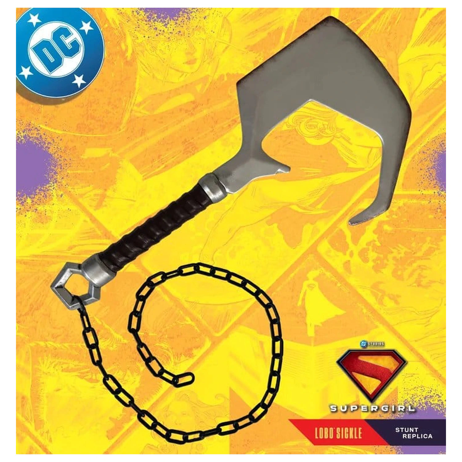Supergirl LARP Stunt Requisiten Replik 1/1 Lobo Sichel 150 cm Produktfoto