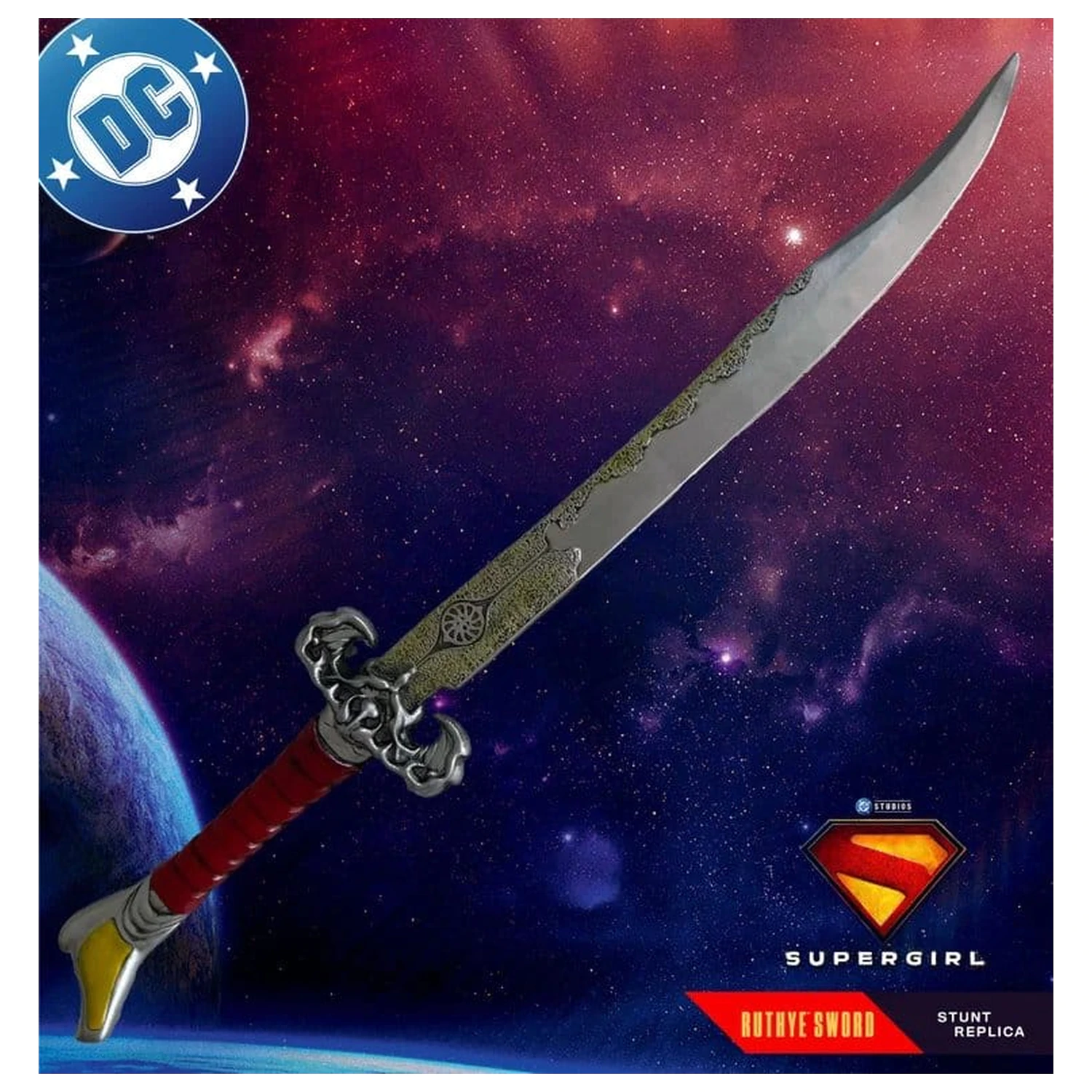 Supergirl LARP Stunt Requisite Replik 1/1 Ruthye Schwert 74 cm Produktfoto