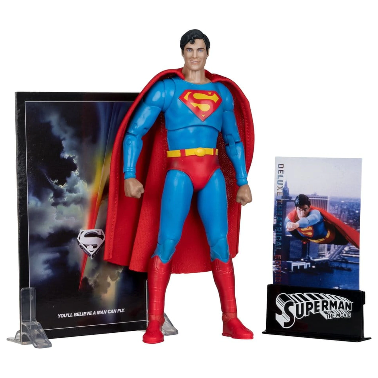 Superman (1978) DC Multiverse Deluxe Theatrical Edition Action Figur Superman 19 cm Produktfoto