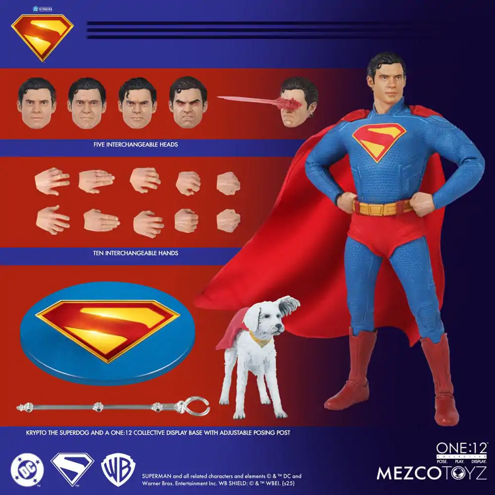 Superman (2025) Actionfigur 1/12 Superman 17 cm Produktfoto