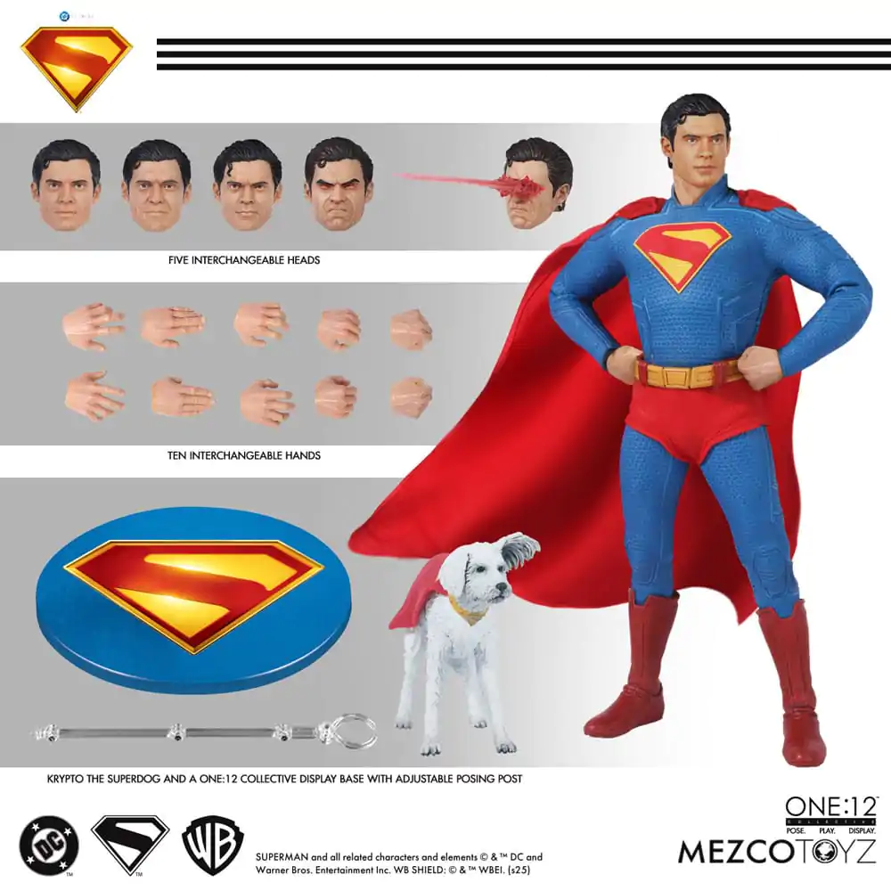 Superman (2025) Actionfigur 1/12 Superman 17 cm Produktfoto