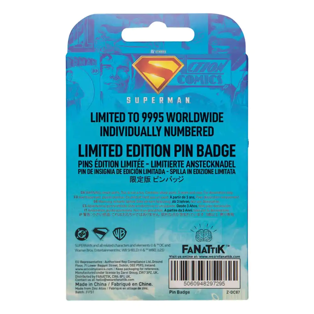 Superman 2025 Anstecker Daily Planet Produktfoto