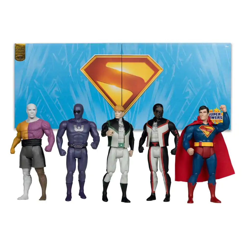 Superman (2025) DC Direct Super Powers Action Figure 5er-Pack Gold Label 11 cm Produktfoto