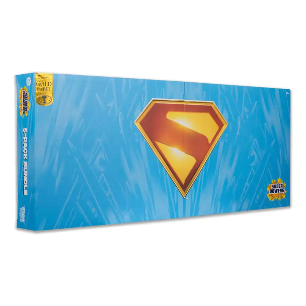 Superman (2025) DC Direct Super Powers Action Figure 5er-Pack Gold Label 11 cm Produktfoto