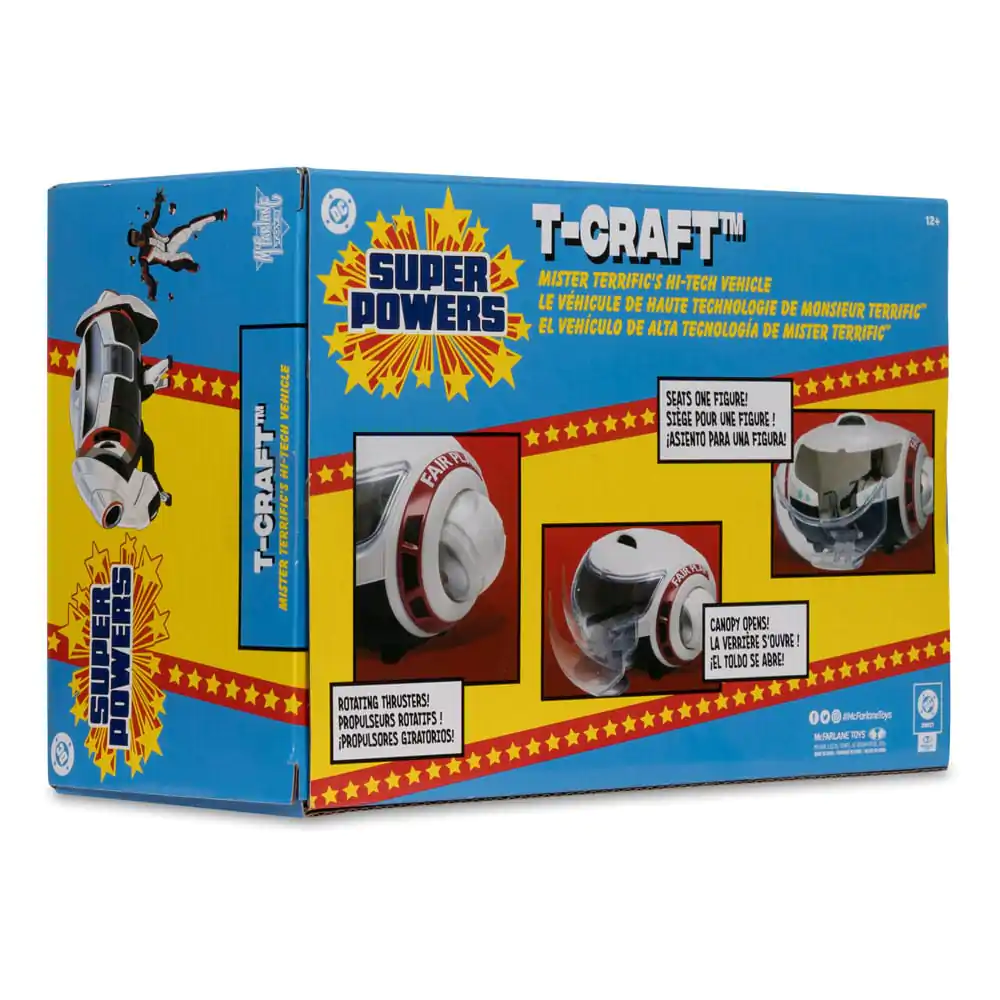 Superman (2025) DC Direct Super Powers Action Figur mit Fahrzeug Mr. Terrific & T-Craft Produktfoto