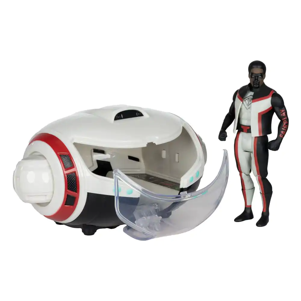 Superman (2025) DC Direct Super Powers Action Figur mit Fahrzeug Mr. Terrific & T-Craft Produktfoto
