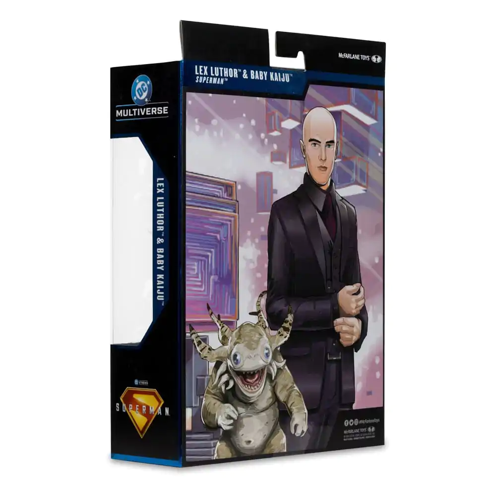 Superman (2025) DC Multiverse Deluxe Actionfigur Lex Luthor mit Baby Kaiju (Deluxe Theatrical Edition) 18 cm Produktfoto