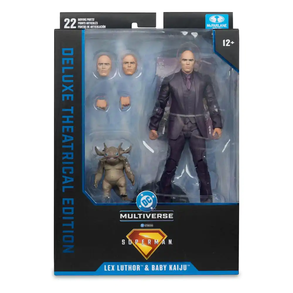 Superman (2025) DC Multiverse Deluxe Actionfigur Lex Luthor mit Baby Kaiju (Deluxe Theatrical Edition) 18 cm Produktfoto
