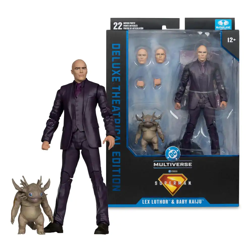 Superman (2025) DC Multiverse Deluxe Actionfigur Lex Luthor mit Baby Kaiju (Deluxe Theatrical Edition) 18 cm Produktfoto