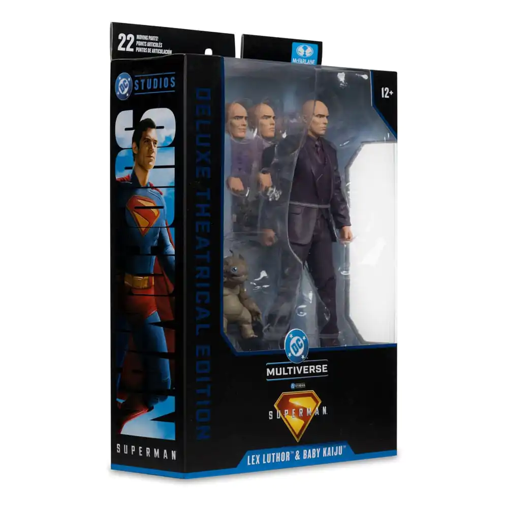 Superman (2025) DC Multiverse Deluxe Actionfigur Lex Luthor mit Baby Kaiju (Deluxe Theatrical Edition) 18 cm Produktfoto