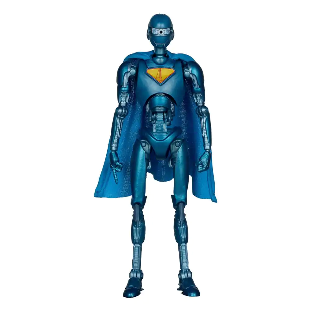 Superman (2025) DC Multiverse Deluxe Action Figur Superman Roboter (Red Platinum Edition) 18 cm Produktfoto
