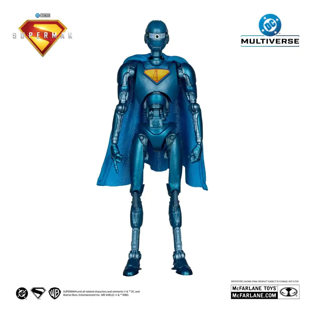 Superman (2025) DC Multiverse Deluxe Action Figur Superman Roboter (Red Platinum Edition) 18 cm Produktfoto