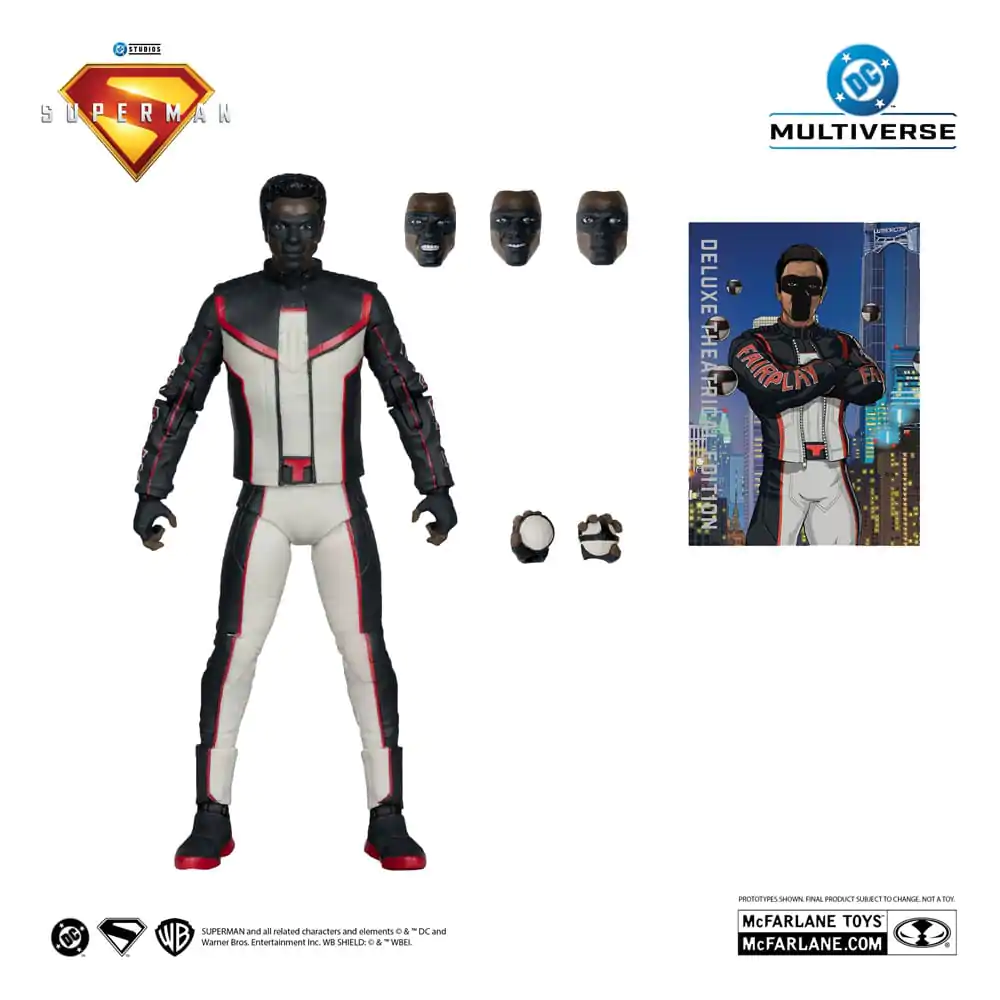 Superman (2025) DC Multiverse Deluxe Theatrical Edition Actionfigur Mr. Terrific (Red Platinum Edition) 18 cm Produktfoto