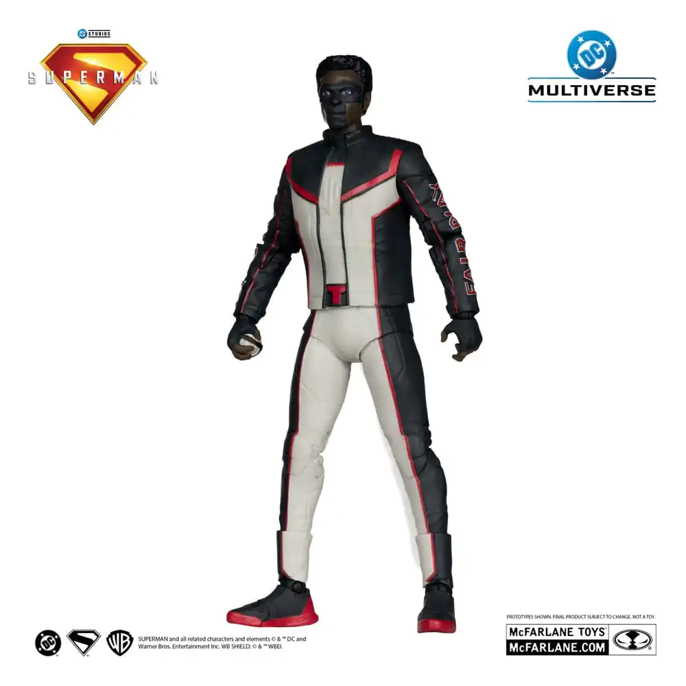 Superman (2025) DC Multiverse Deluxe Theatrical Edition Actionfigur Mr. Terrific (Red Platinum Edition) 18 cm Produktfoto