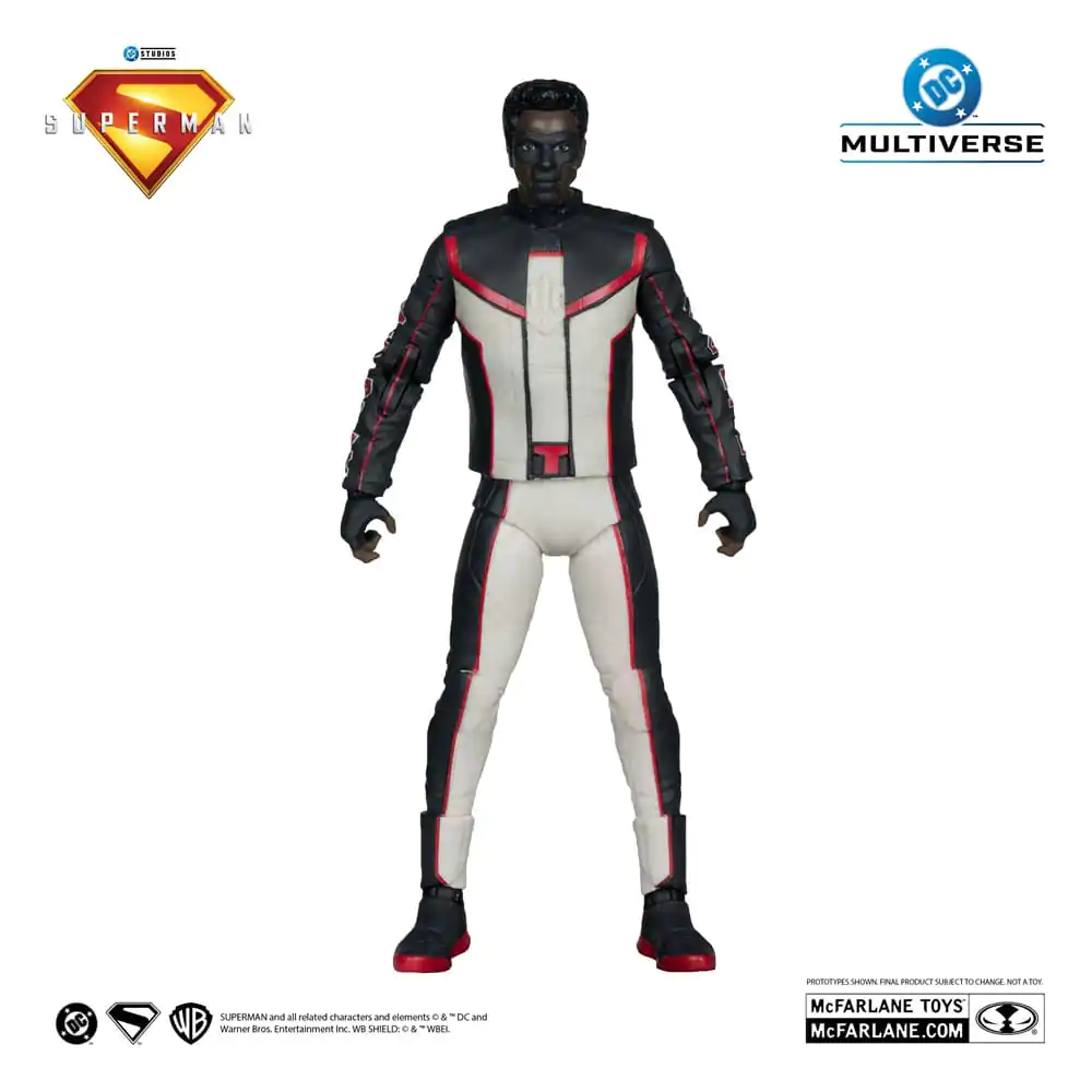 Superman (2025) DC Multiverse Deluxe Theatrical Edition Actionfigur Mr. Terrific (Red Platinum Edition) 18 cm Produktfoto