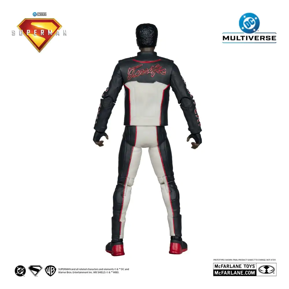 Superman (2025) DC Multiverse Deluxe Theatrical Edition Actionfigur Mr. Terrific (Red Platinum Edition) 18 cm Produktfoto