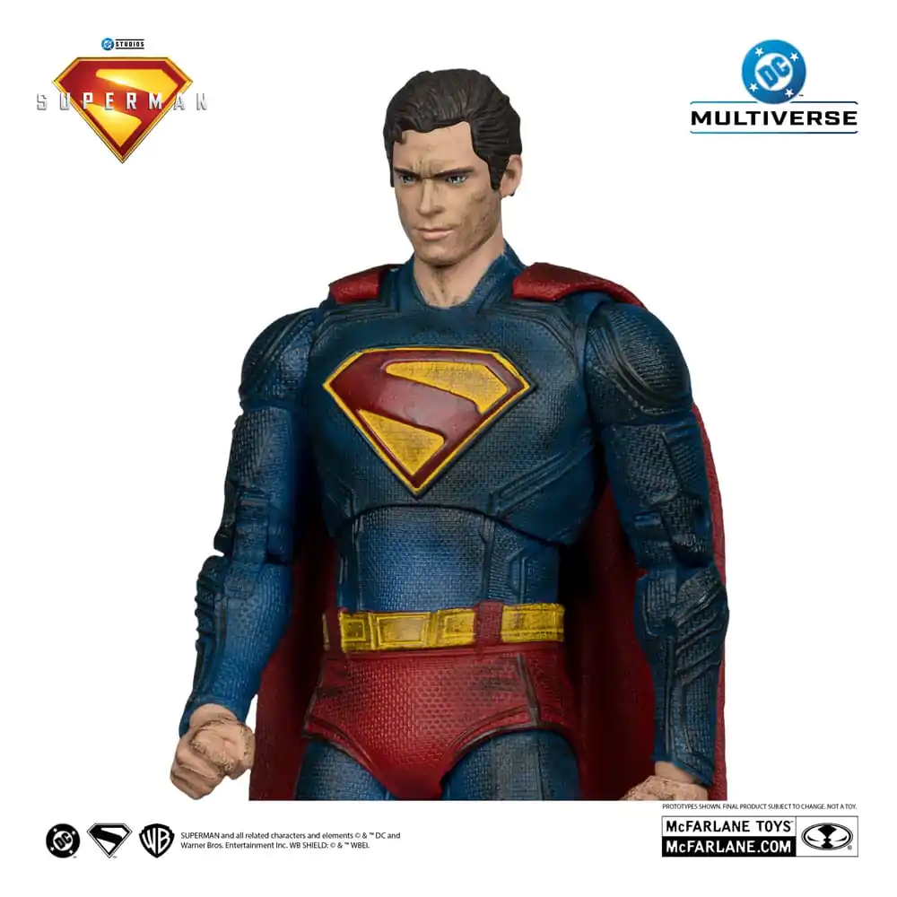 Superman (2025) DC Multiverse Action Figur Superman (Battle Damaged) (Gold Label) 18 cm Produktfoto