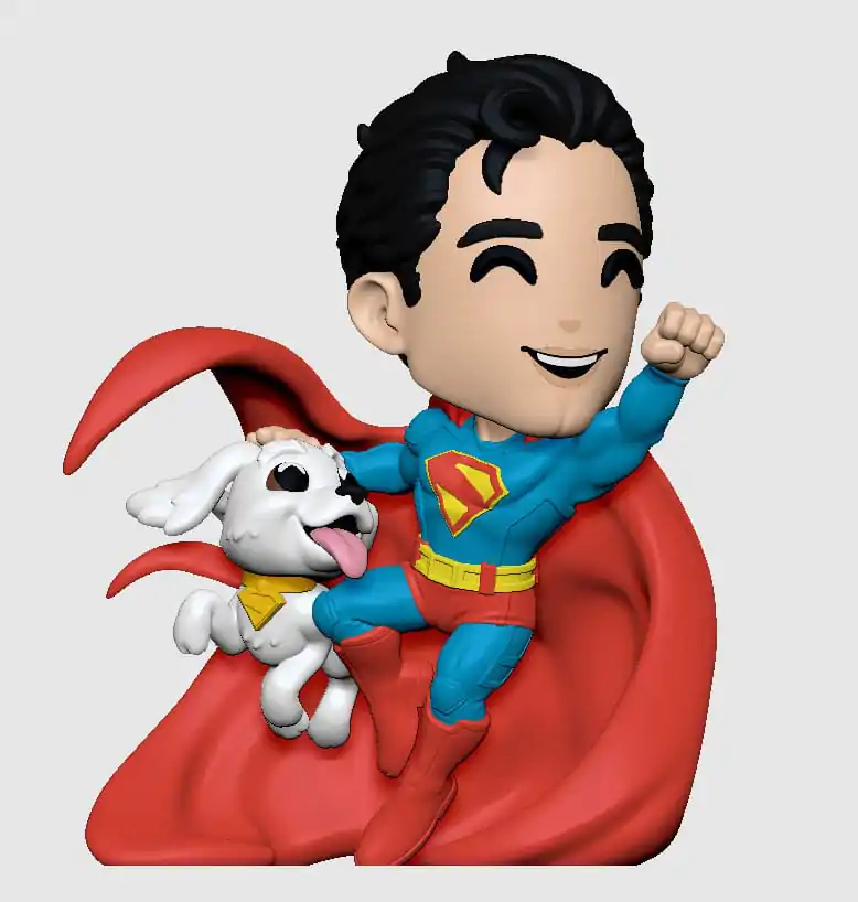 Superman 2025 Vinyl Figur Superman & Krypto 13 cm Produktfoto