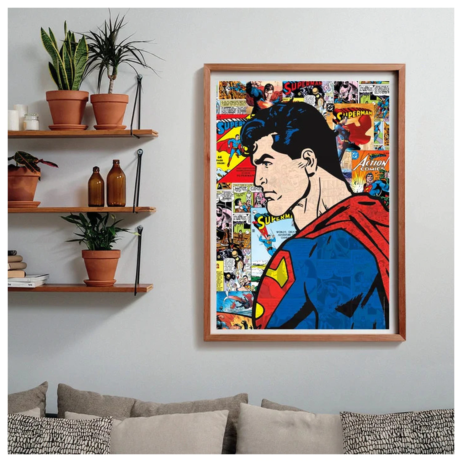 Superman Comic 1000-teiliges Kompakt Puzzle Produktfoto